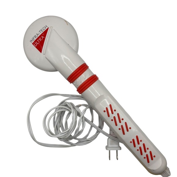 Homedics Infra-Tech Ultra Massager Handheld Heat Therapy Red Light QB-60 - Picture 1 of 6